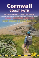 Cornwall Coast Path Trailblazer walking guide - Stedman, Henry; Newton, Joel