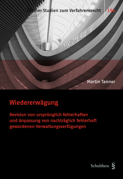 Wiedererwägung - Martin Tanner