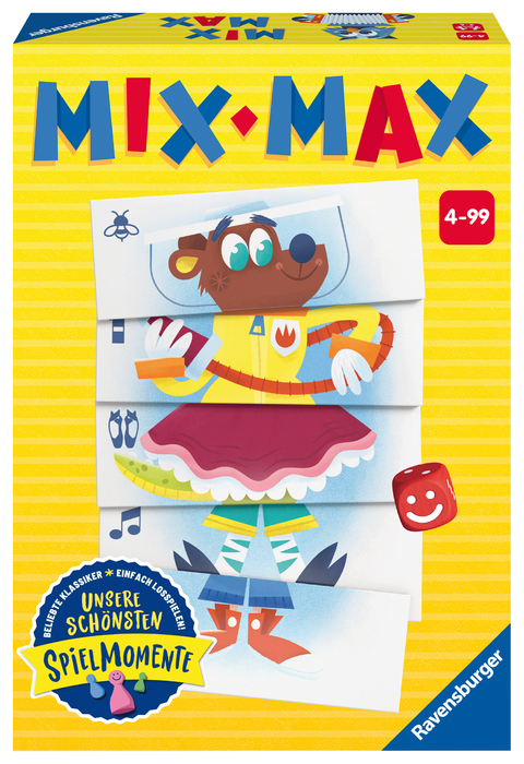 Ravensburger 20855 Mix Max - Tier-Legespiel für 2-6 Spieler ab 4 Jahren