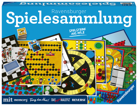 Ravensburger Spielesammlung 27293 Familienspiele 2022 D - Spielesammlung für die ganze Familie, Spiel für Kinder und Erwachsene ab 4 Jahren, für 2-10 Spieler - Werner Schöppner