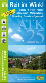 ATK25-Q15 Reit im Winkl (Amtliche Topographische Karte 1:25000) - 