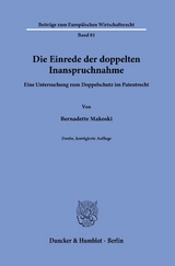 Die Einrede der doppelten Inanspruchnahme. - Bernadette Makoski