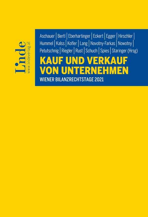 Kauf und Verkauf von Unternehmen - 