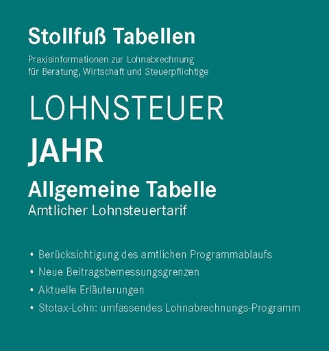 Tabelle, Lohnsteuer 2022 Jahr