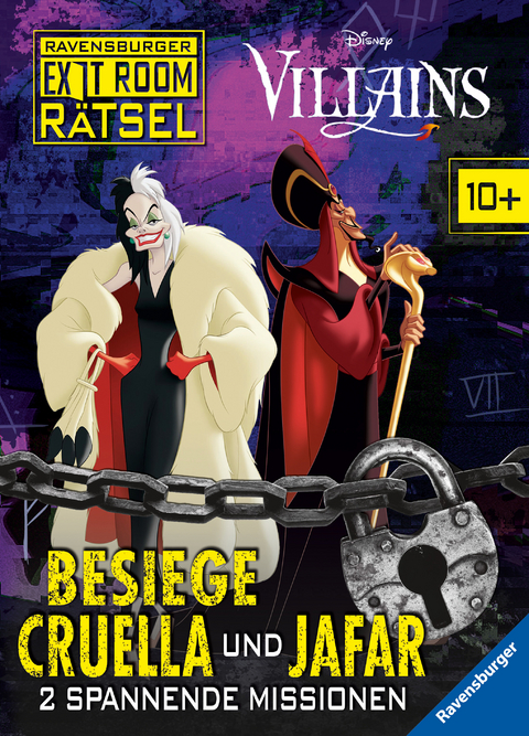 Ravensburger Exit Room Rätsel: Disney Villains - Besiege Cruella und Jafar - Martine Richter