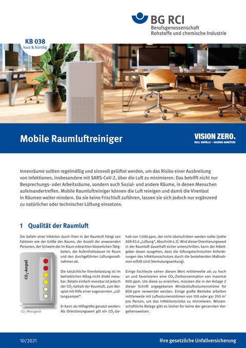 KB 038 Mobile Raumluftreiniger