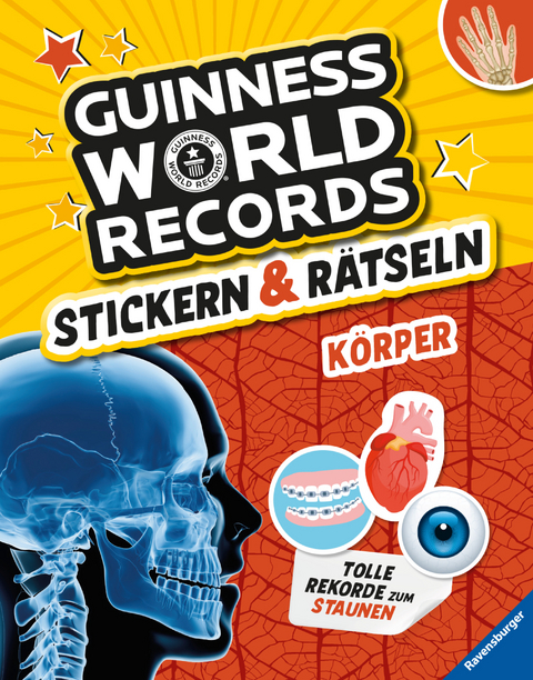 Guinness World Records Stickern und Rätseln: Körper - Martine Richter, Eddi Adler