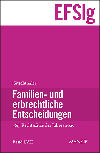 Familien- und erbrechtliche Entscheidungen EF-Slg - 