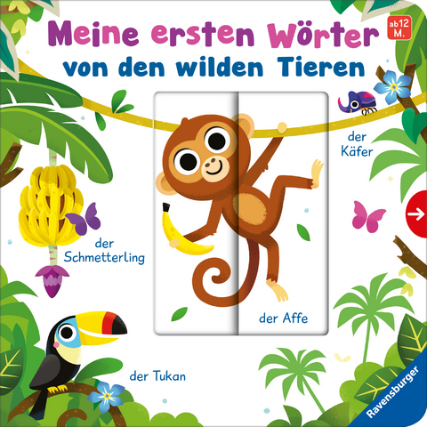 Meine ersten Wörter von den wilden Tieren - Mila Rulff