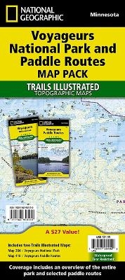 Voyageurs National Park And Paddle Routes [map Pack Bundle] - National Geographic Maps