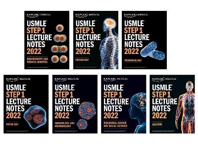 USMLE Step 1 Lecture Notes 2022: 7-Book Set -  Kaplan Medical