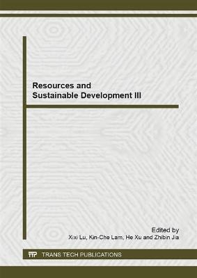 Resources and Sustainable Development III - 