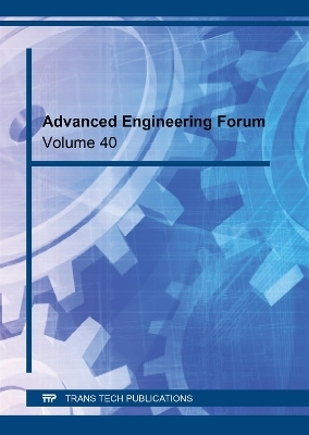 Advanced Engineering Forum Vol. 40 - 