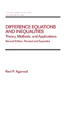 Difference Equations and  Inequalities - Ravi P. Agarwal