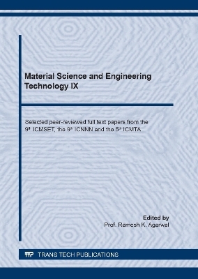 Material Science and Engineering Technology IX - 