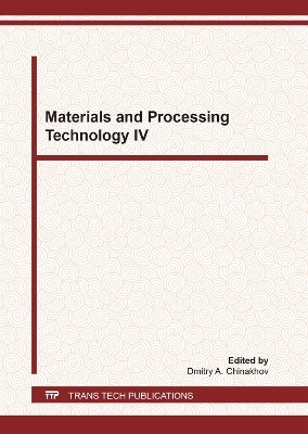 Materials and Processing Technology IV - 