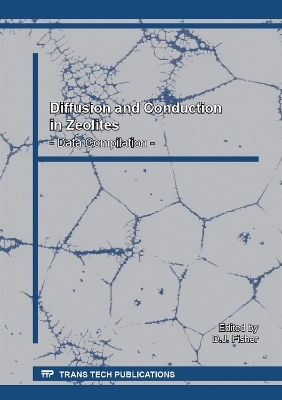 Diffusion and Conduction in Zeolites - 