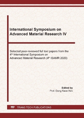 International Symposium on Advanced Material Research IV - 