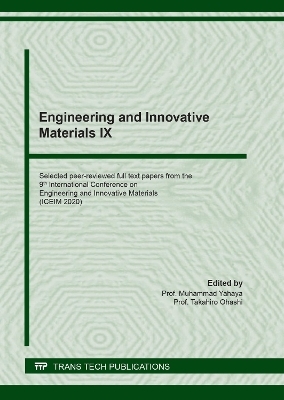 Engineering and Innovative Materials IX - 