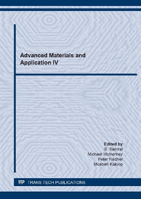 Advanced Materials and Application IV - 