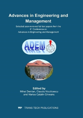 Advances in Engineering and Management - 