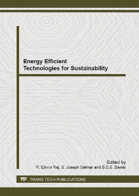 Energy Efficient Technologies for Sustainability - 