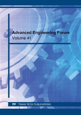 Advanced Engineering Forum Vol. 41 - 