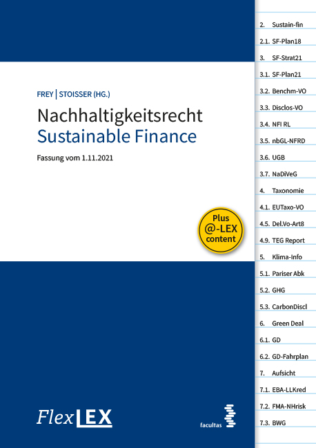 FlexLex Nachhaltigkeitsrecht - Sustainable Finance - 