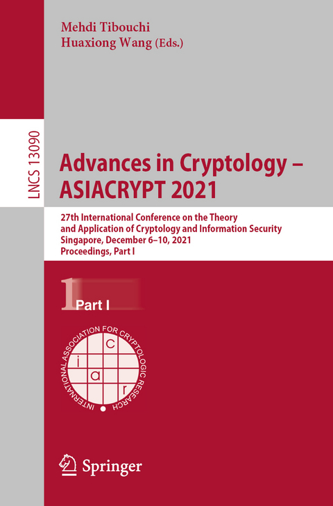 Advances in Cryptology – ASIACRYPT 2021 - 