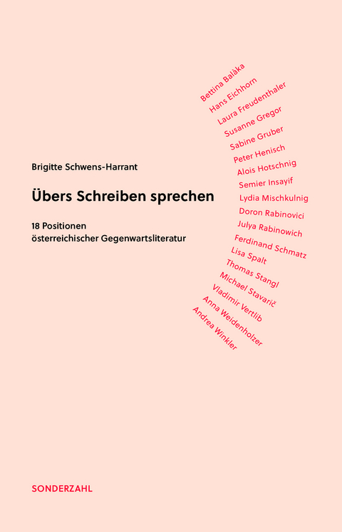 Übers Schreiben sprechen - Brigitte Schwens-Harrant