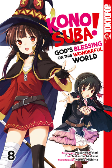 Konosuba! God's Blessing On This Wonderful World! 08 - Masahito Watari, Natsume Akatsuki, Kurone Mishima