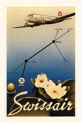 Vintage Journal Airline Travel Poster