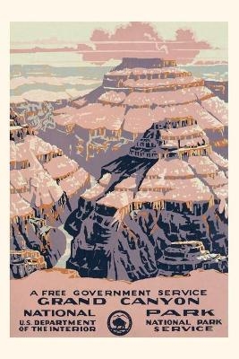 Vintage Journal Grand Canyon National Park Travel Poster