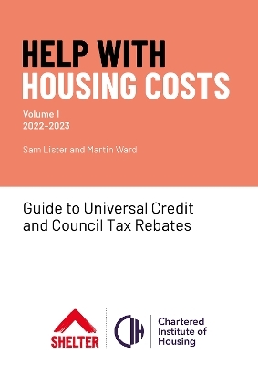 Help with Housing Costs: Volume 1 - Martin Ward, Sam Lister