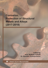 Corrosion. Protection of Structural Metals and Alloys (2017-2018) - 