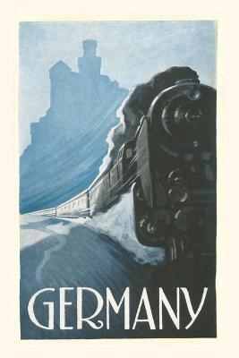 Vintage Journal Train by Rhine Castle, Germany