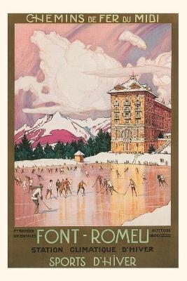 Vintage Journal Font-Romeu, France Travel Poster