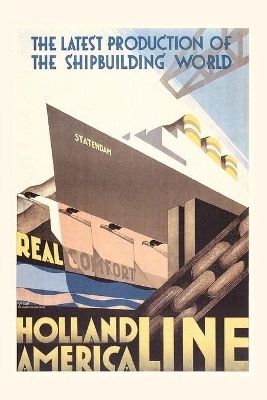 Vintage Journal Poster for Holland America Line -  Found Image Press