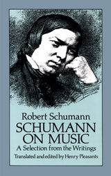 Schumann on Music -  Robert Schumann