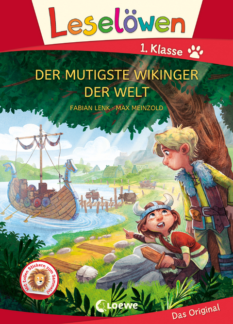 Leselöwen 1. Klasse - Der mutigste Wikinger der Welt (Großbuchstabenausgabe) - Fabian Lenk