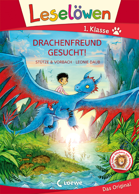 Leselöwen 1. Klasse - Drachenfreund gesucht! (Großbuchstabenausgabe) -  Stütze &  Vorbach