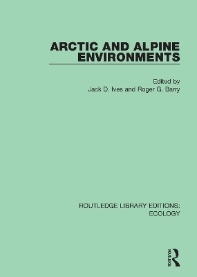 Arctic and Alpine Environments - 