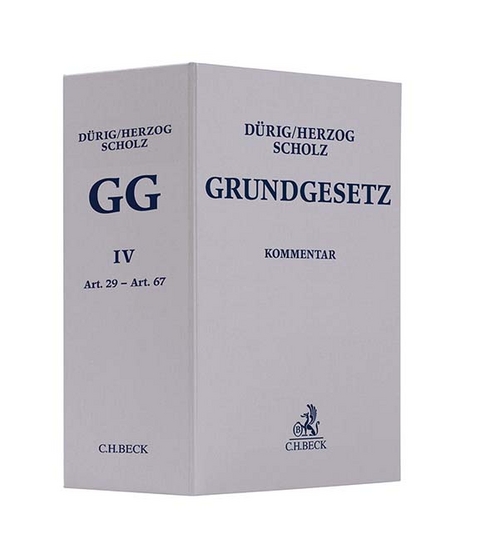 Grundgesetz Leinen-Hauptordner IV 72 mm