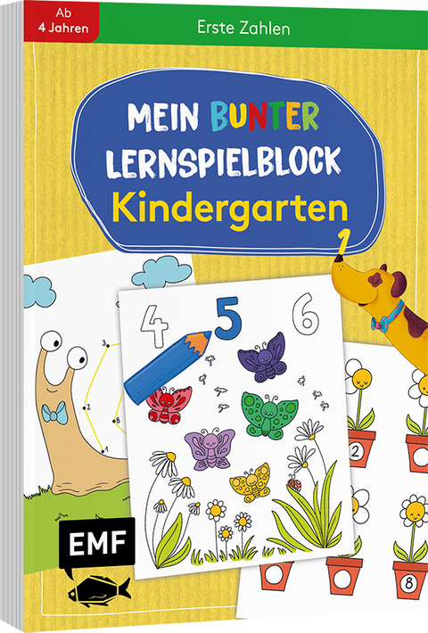 Mein bunter Lernspielblock – Kindergarten: Erste Zahlen