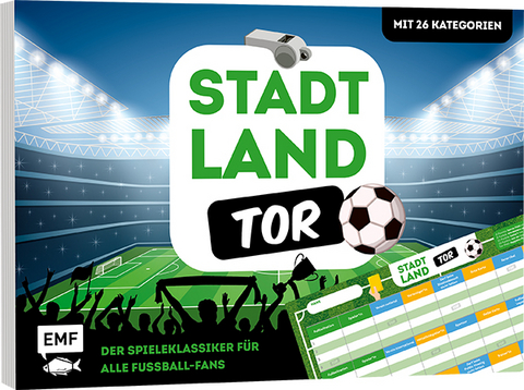 Stadt, Land, Tor - Der Spieleklassiker für alle Fußball-Fans