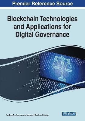 Blockchain Technologies and Applications for Digital Governance - 