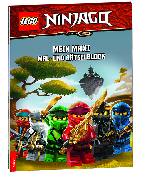 LEGO® NINJAGO® – Mein Maxi Mal- und Rätselblock