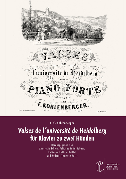 Valses de l’université de Heidelberg für Klavier zu zwei Händen - F. C. Kohlenberger