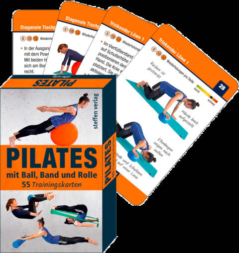 Trainingskarten: Pilates mit Ball, Band und Rolle - Benno Paulitz, Ronald Thomschke