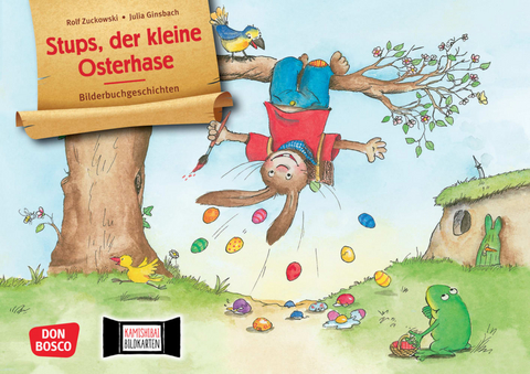 Stups, der kleine Osterhase. Kamishibai Bildkartenset - Julia Ginsbach, Rolf Zuckowski